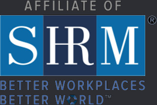 Affiliate of SHRM logo; better workplaces, better world